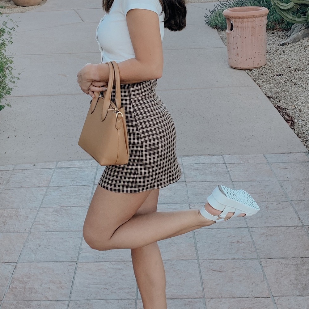 forever 21 plaid skirt